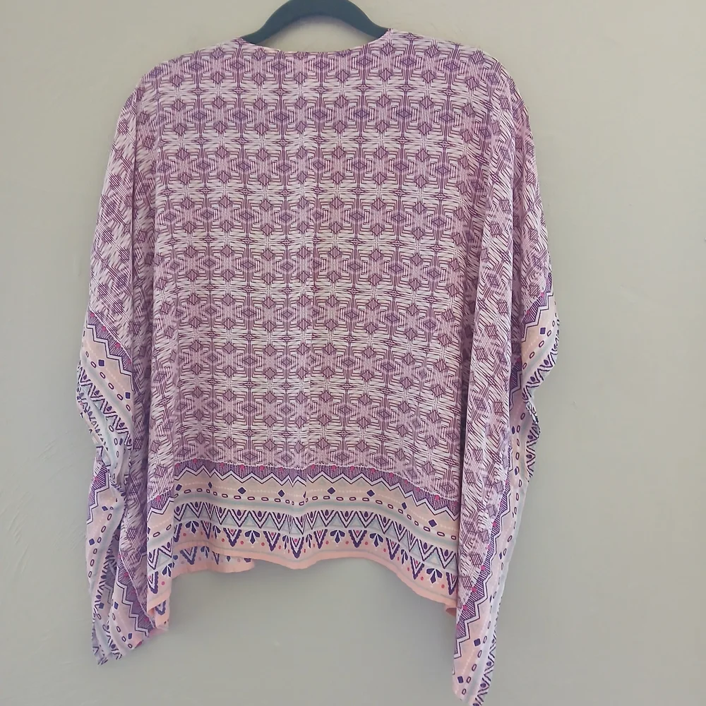 Bethany Mota Purple Kimono Shrug Size S - Picture 3 of 8